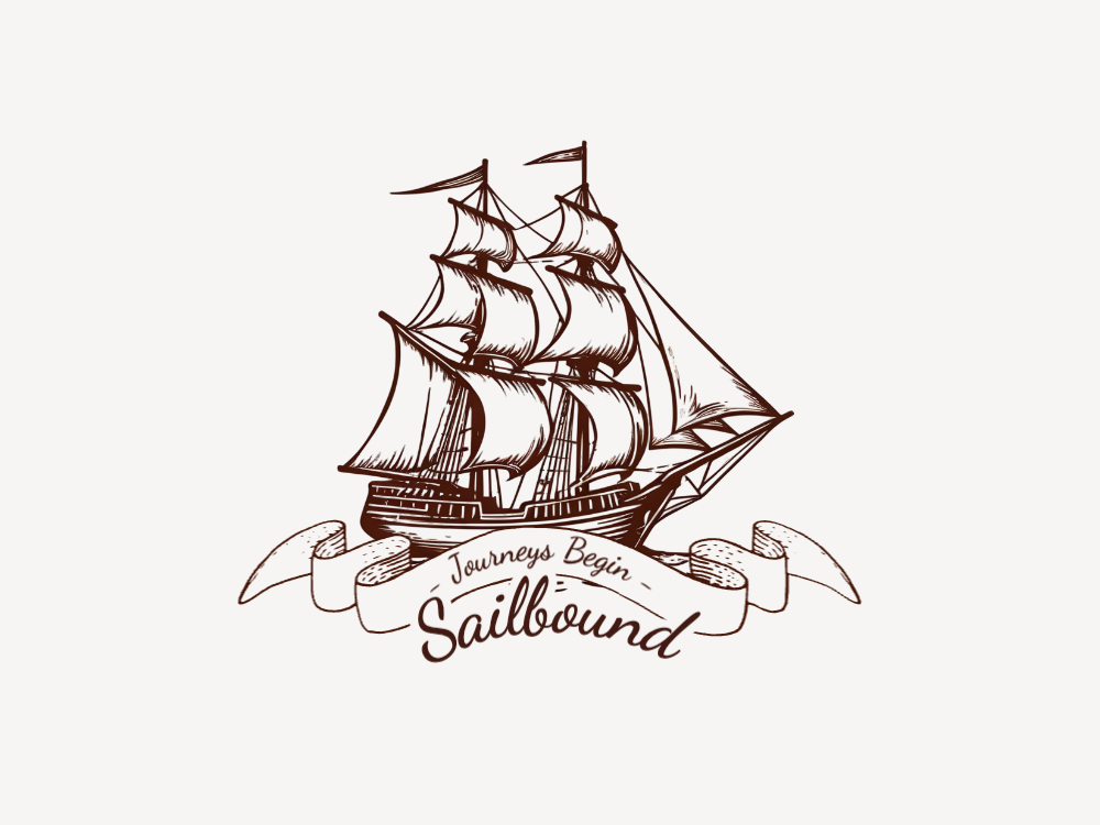 Embossed metallic seal of a full-rigged ship with copper-bronze tones, high-relief sails and rigging, dark mahogany background, vintage nautical badge, crisp silhouette, scalable for branding.