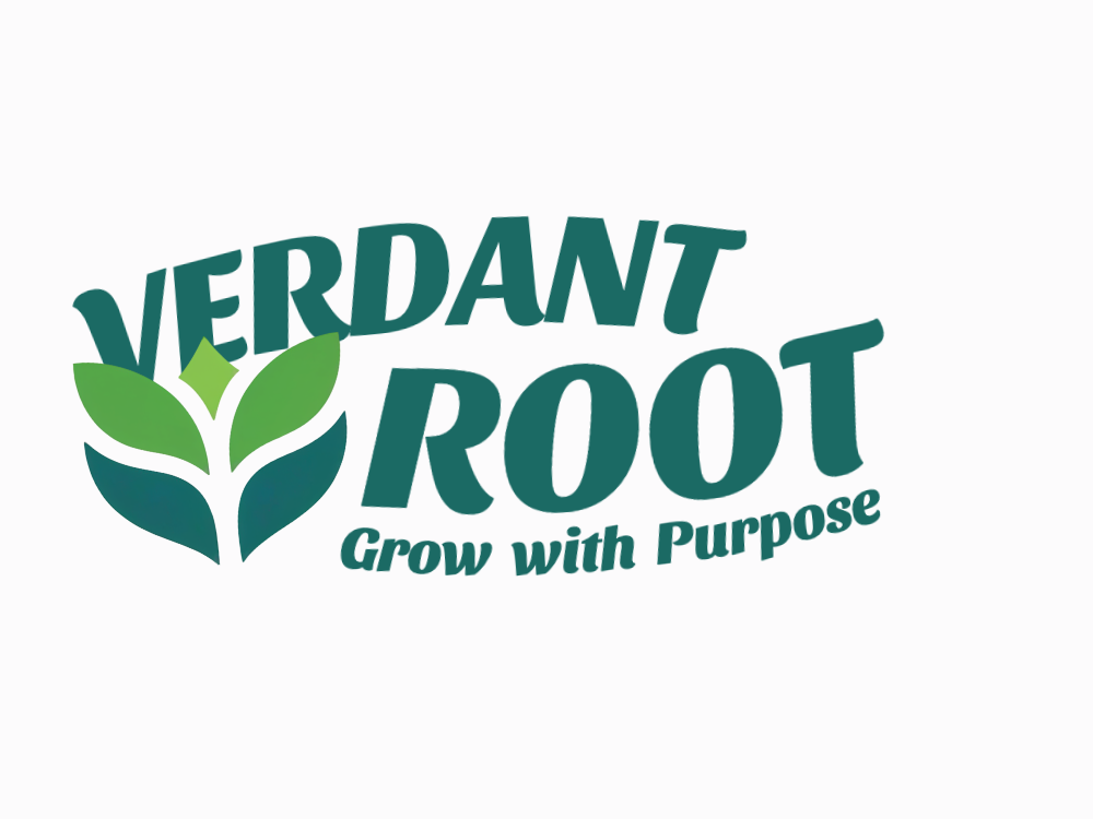 Symmetrical plant-inspired logo with two curved leaves forming a Y, lime-to-teal gradient, soft glow, center diamond highlight, subtle arcs, clean modern vector style.